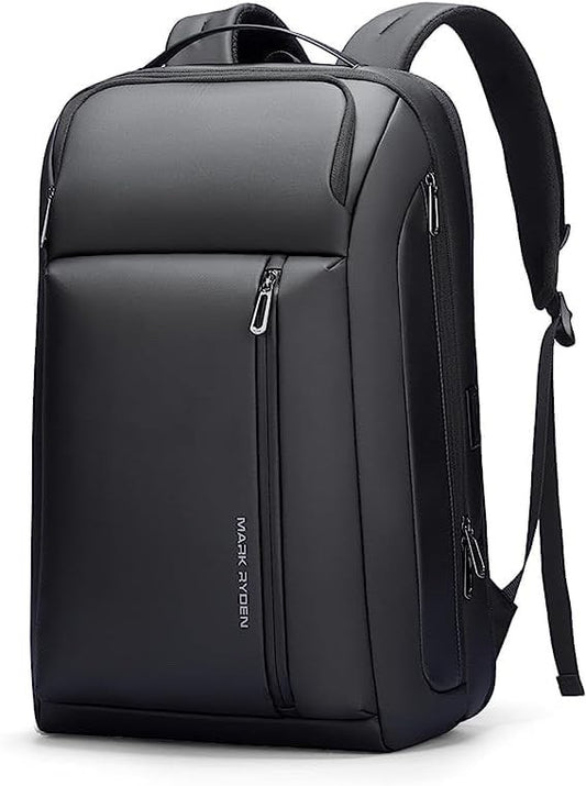 Laptop Backpack 15.6 Expandable 25-35L Business Travel USB C Cabin Black