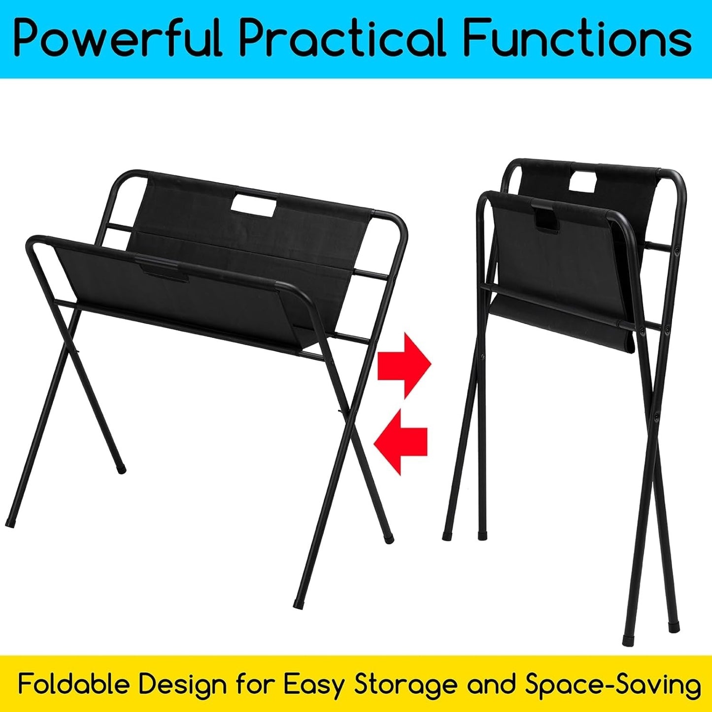 Canvas Print Rack Folding Art Display Drying Stand Portable Storage Tray Medium