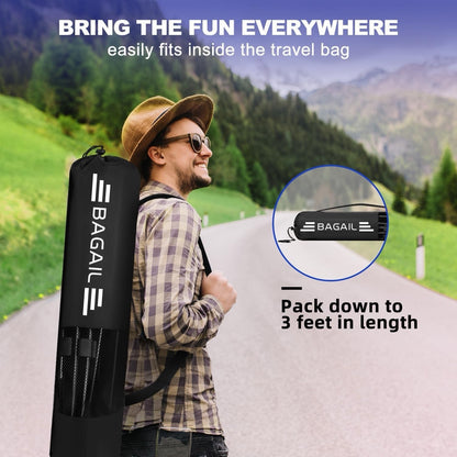 Badminton Tennis Volleyball Net 4.1M Adjustable Height Portable Stand Carry Bag