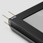 50x70cm Black Picture Frame w A2 Mount Wall Mounted Plexiglass