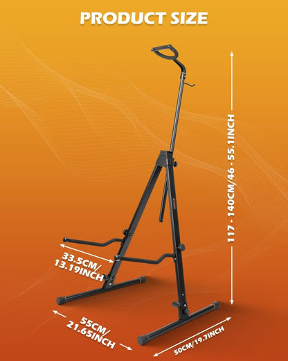 Cello Stand Adjustable Steel Holder 1/4 1/2 3/4 4/4 Bass w Bow Hook Floor