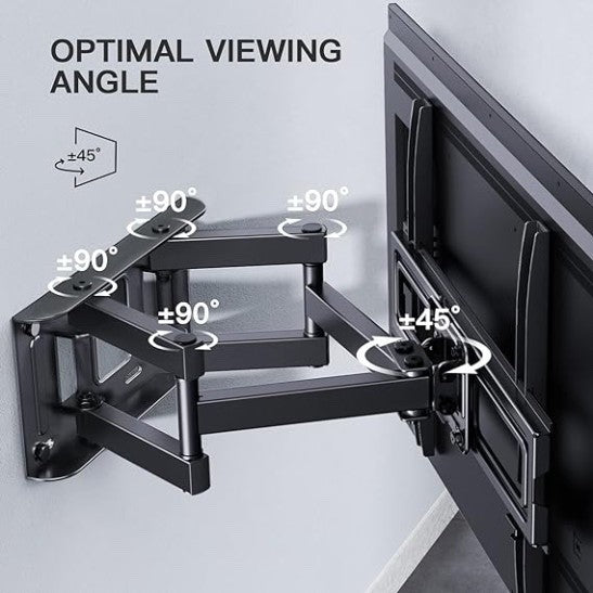 TV Wall Bracket Swivel Tilt Wall Mount for 26-70 Inch  max 45kg VESA 400x400mm 