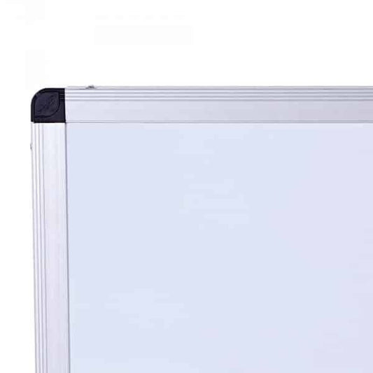 Viz-Pro Magnetic Drywipe Whiteboard Aluminium Frame 100x80cm