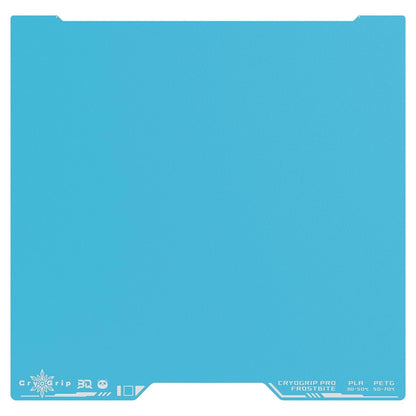3D Printer Build Plate Bambu H2D H2S 355x346mm CryoGrip Frostbite Spring Steel