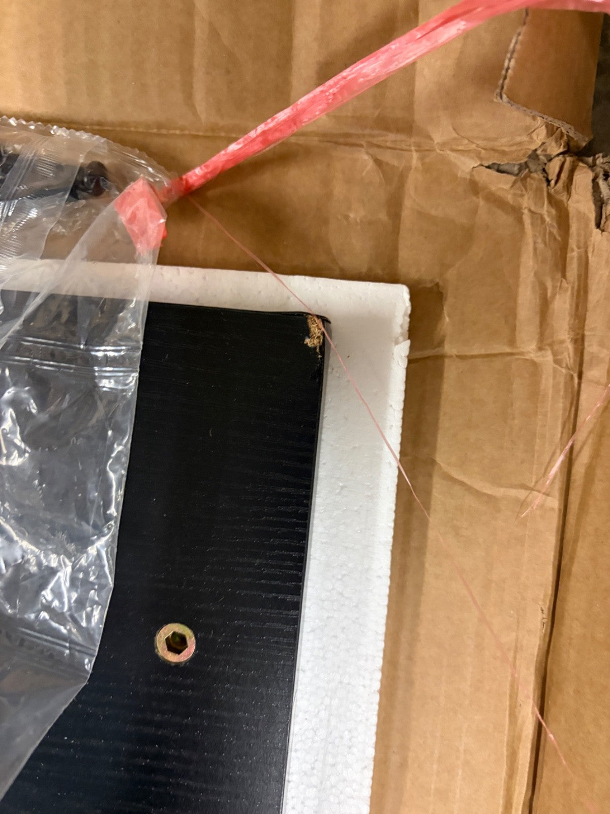 120x48cm Computer Desk Black Home Office Table Workstation Headphone Hooks