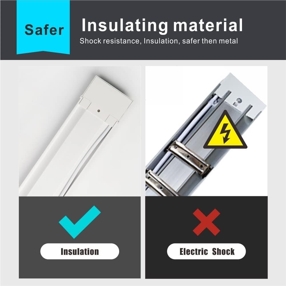 4FT 46in LED Batten Light 34W 3750LM 3CCT Garage Workshop Ceiling Tube