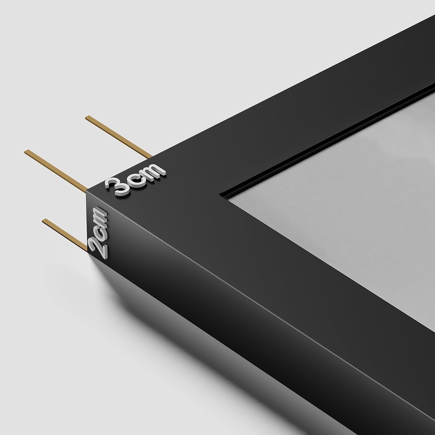 A1 Black Picture Frame 4 Pack Wall Mount Fits 59.4x84.1cm Poster Print