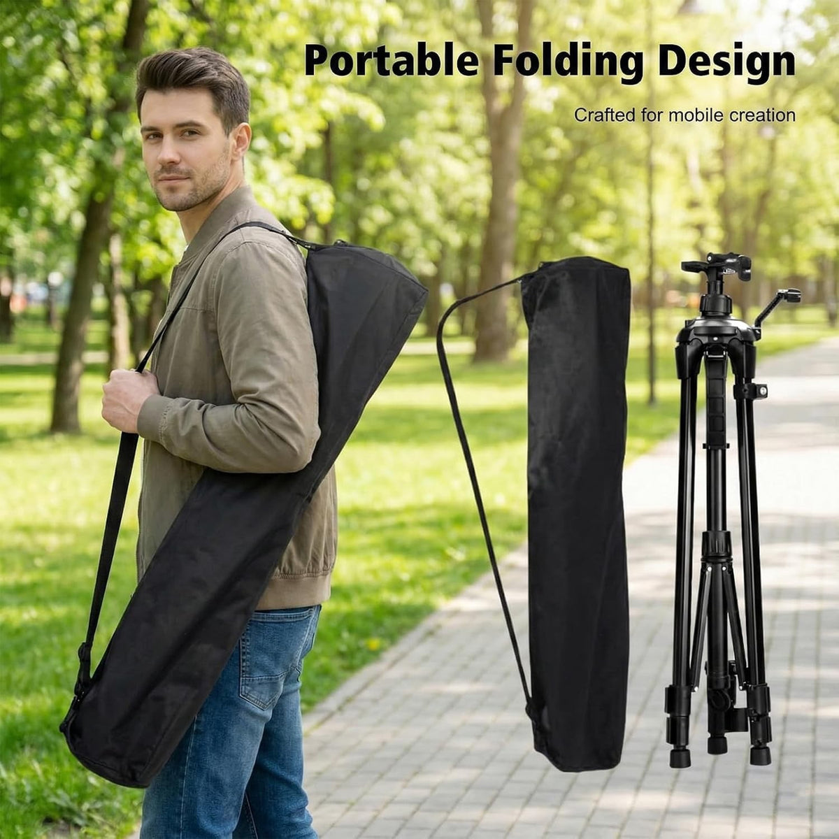 Artist Easel Stand Tripod Adjustable 52-160cm Folding Painting Canvas Display