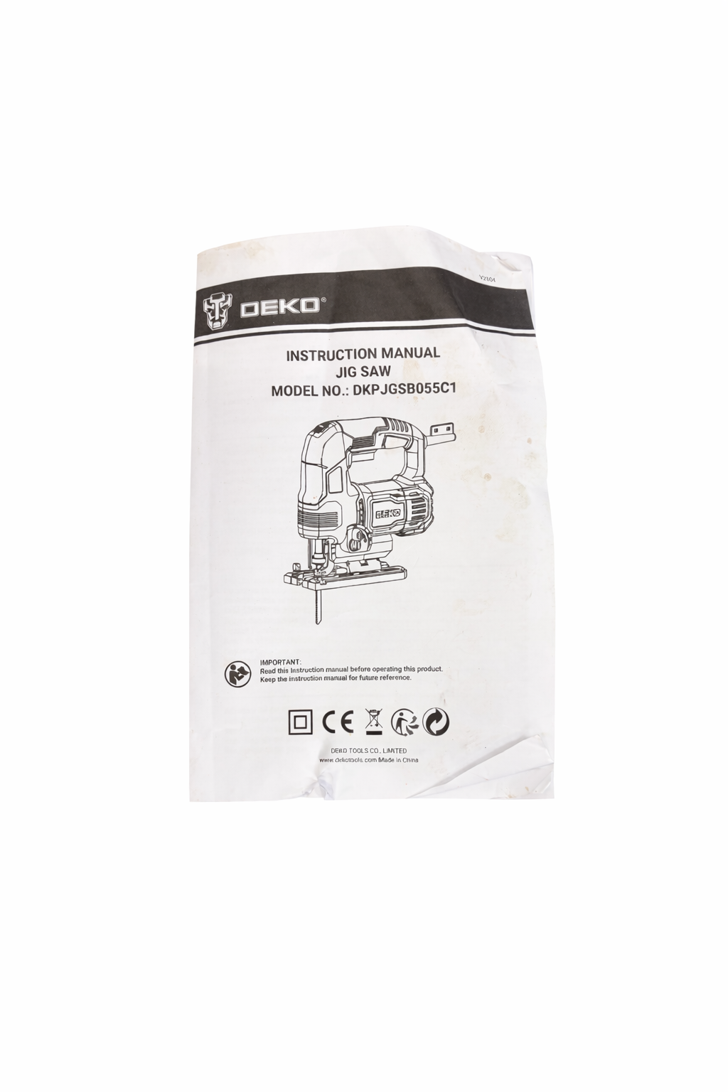 550W Electric Jigsaw 6 Speed 800-3000SPM LED 45° Bevel 8 Blades Wood Metal