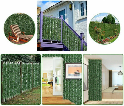 Artificial Ivy Hedge Roll 1x3m Garden Fence Screen Privacy UV Resistant Panel