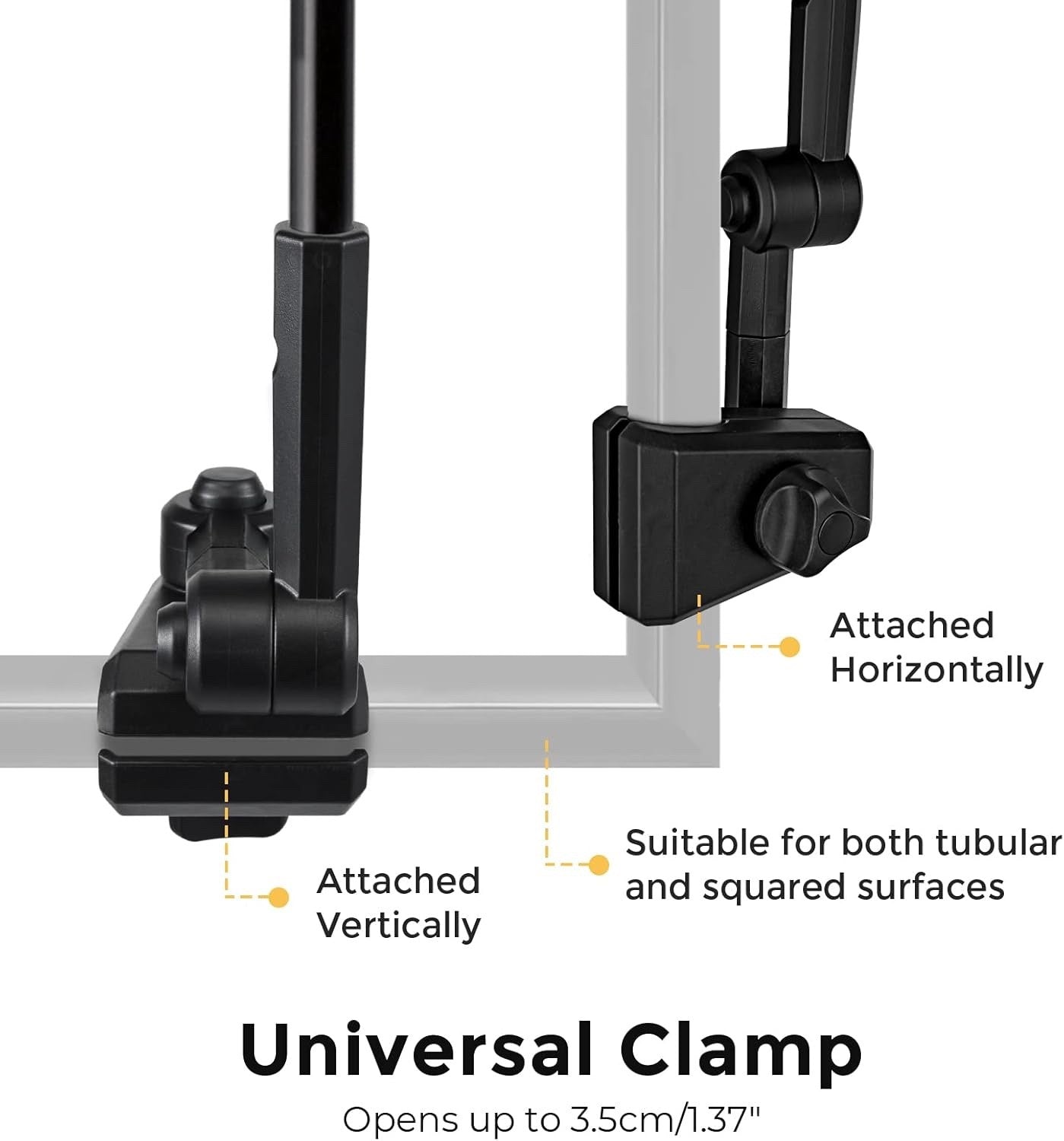 Clamp Umbrella Beach Chair UPF50 Adjustable Shade Stroller Wheelchair Parasol