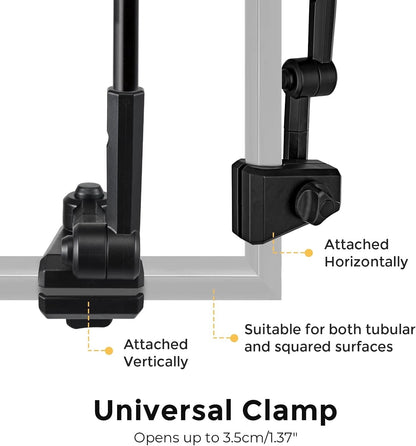 Clamp Umbrella Beach Chair UPF50 Adjustable Shade Stroller Wheelchair Parasol