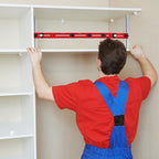 Stair Tread Template Tool Ladder Edge Locking Double Scale Measuring Gauge