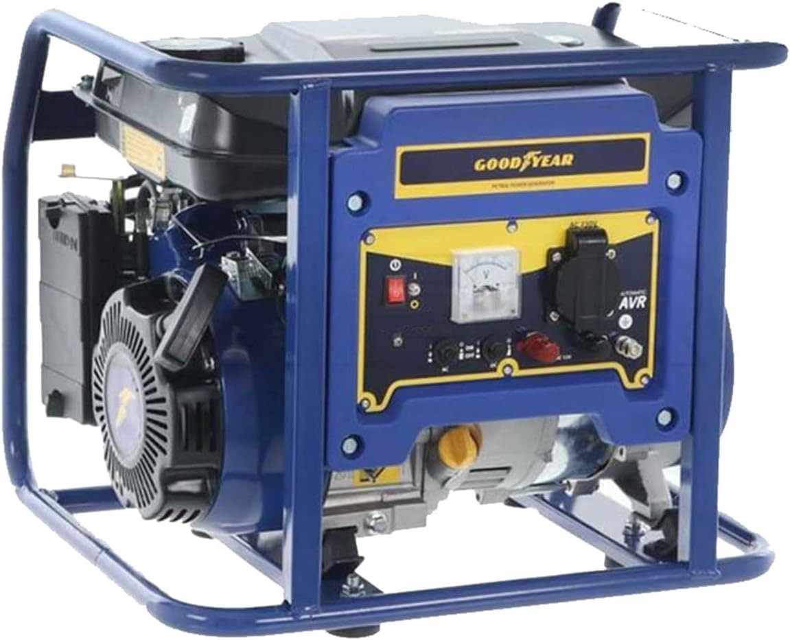 Goodyear generator 94 cm3  4t OHV 2.5 HP petrol. 1000 W 230 V AVR