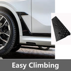 2in Rise Rubber Kerb Ramp 100x25x5cm Non Slip Threshold Driveway Access