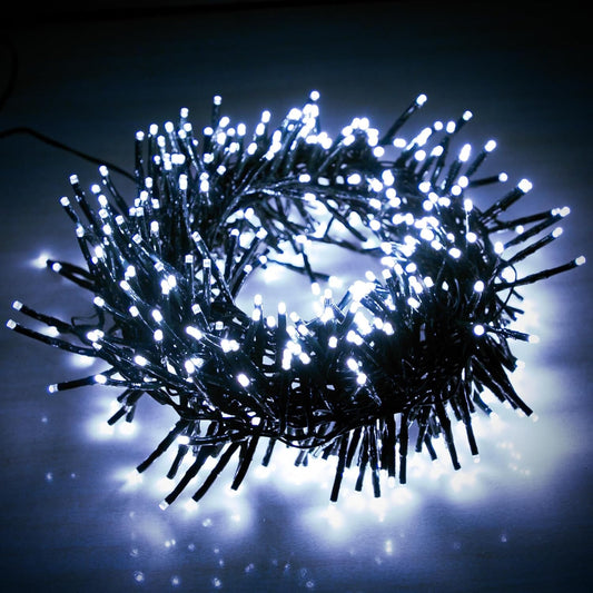 EcoNour Christmas Tree Cluster Lights - 2000 LED - Cool White