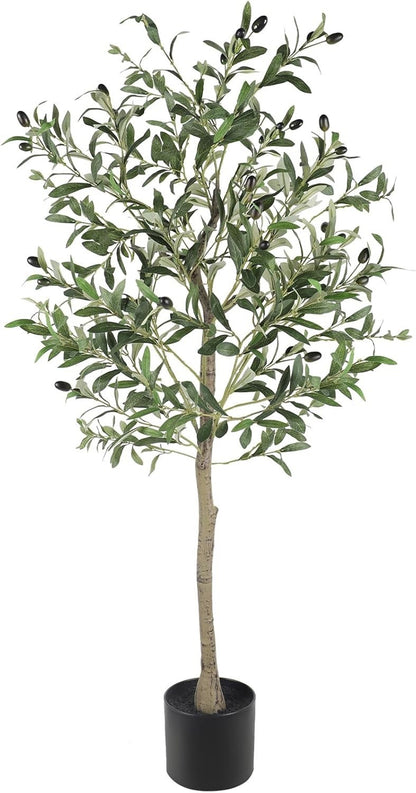 Artificial Olive Tree 120cm Faux Silk Indoor Plant Lifelike Home Office Decor