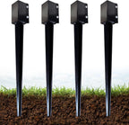 Fence Post Anchor Ground Spike 90x90mm 91cm Heavy Duty Pack