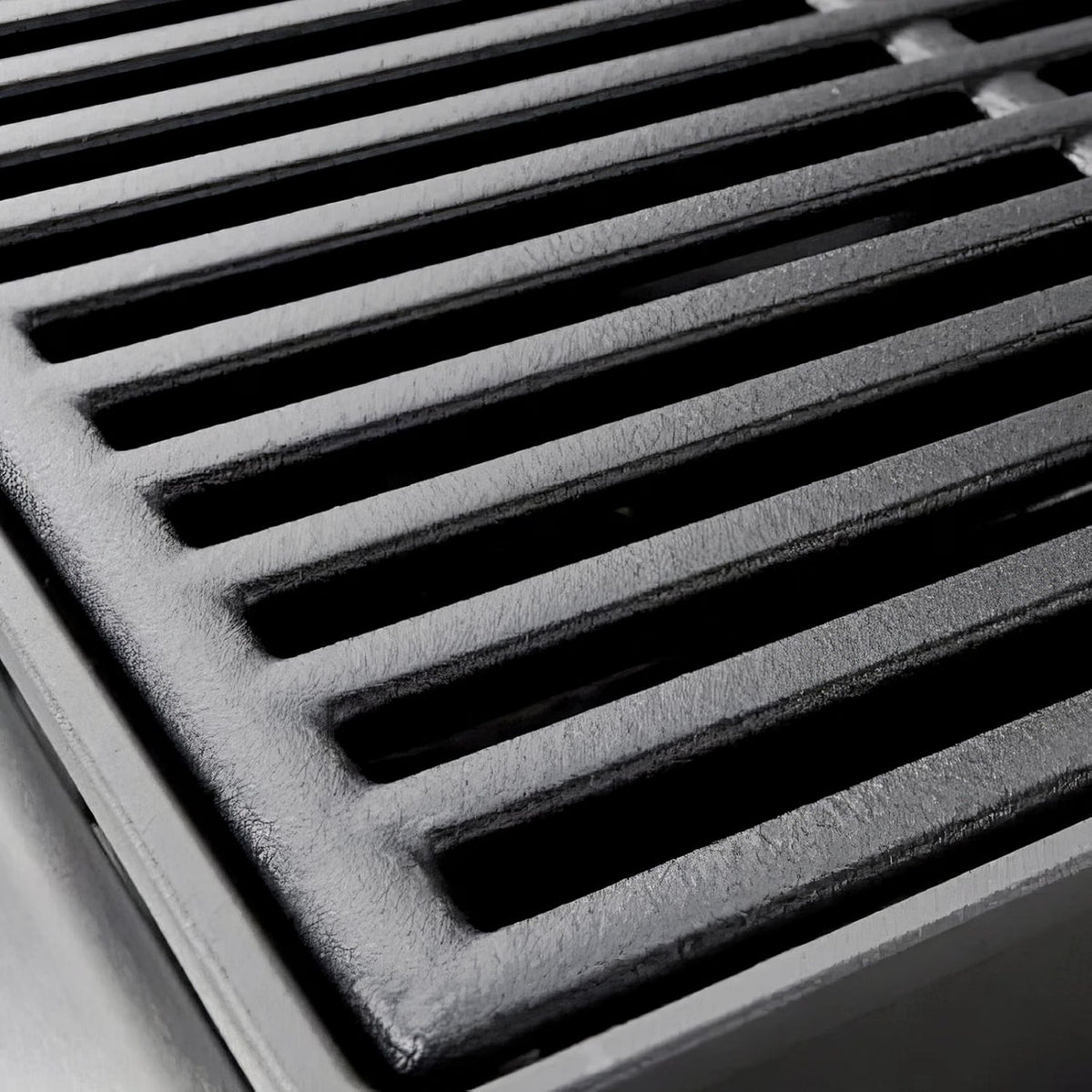 Cast Iron BBQ Grill Grate 60x40cm Enamelled Replacement Cooking Rack Universal