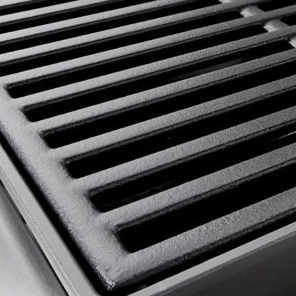 Cast Iron BBQ Grill Grate 60x40cm Enamelled Replacement Cooking Rack Universal
