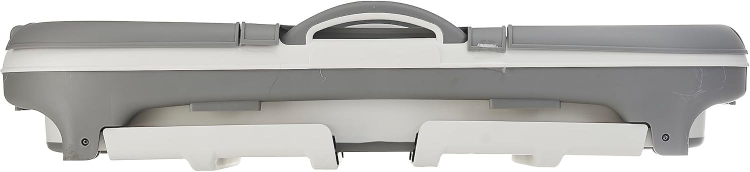 Folding Adult Bathtub 118cm Portable Soaking Ice Bath Tub for Home Outdoor Grey
