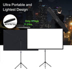 100 Inch Projector Screen with Tripod Stand 16:9 Outdoor 1.2 Gain