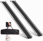 6FT Telescopic Wheelchair Ramp 600LB Aluminum Portable Mobility 2 Pack