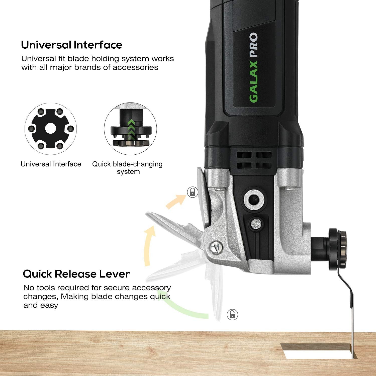 GALAX PRO Oscillating Tool 400W Multifunction Tool 6 Variable Speed