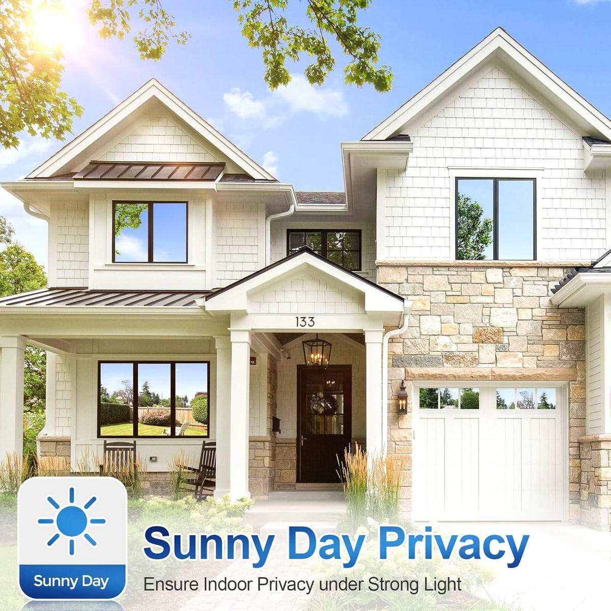 One Way Mirror Film Window Privacy UV Heat Reflective Tint Black 90x1000cm