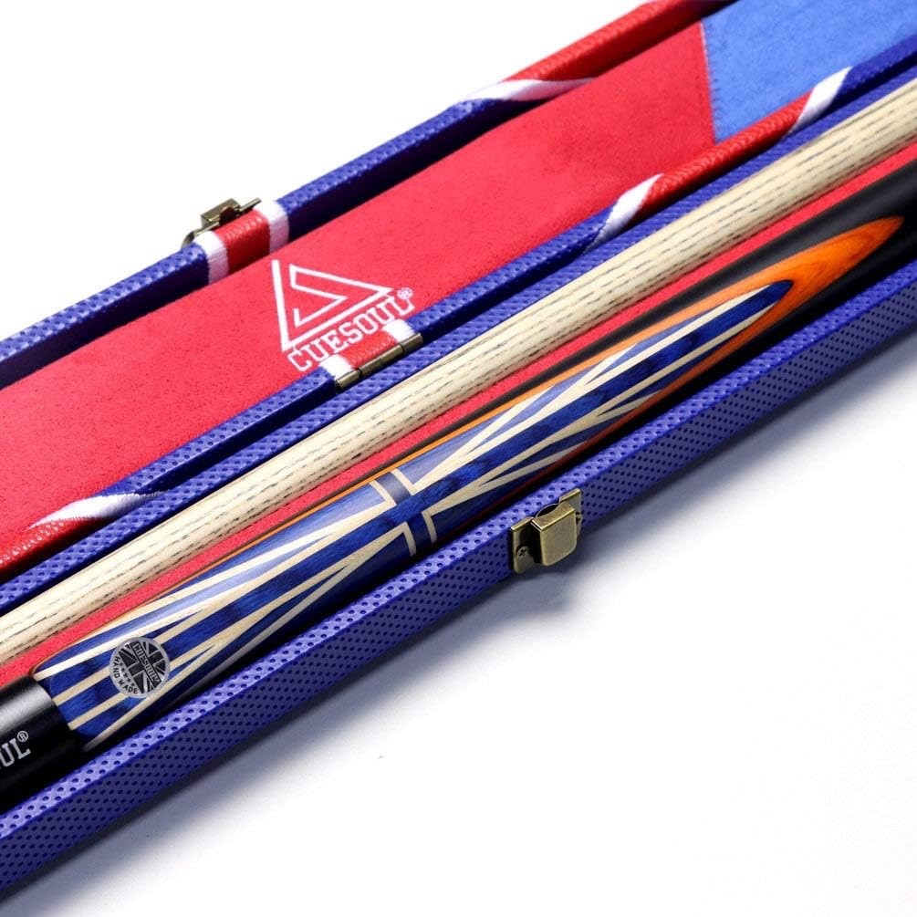 3/4 Joint Snooker Cue 145cm Ebony Finish Professional Billiard Cue Stick