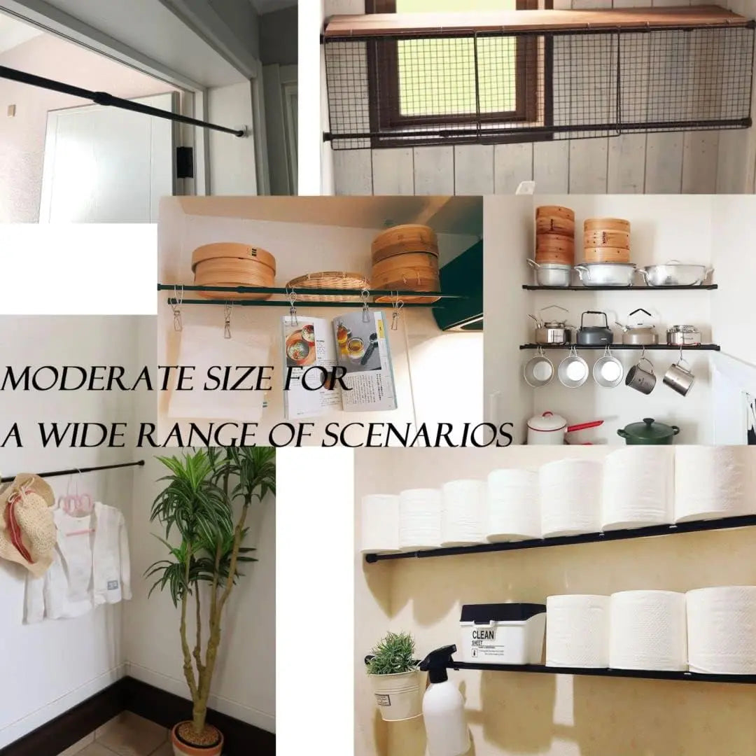 2PCS Tension Rods for Net Curtains Easy Use Net Curtain Rods Extendable Spring Loaded GDEVKHN