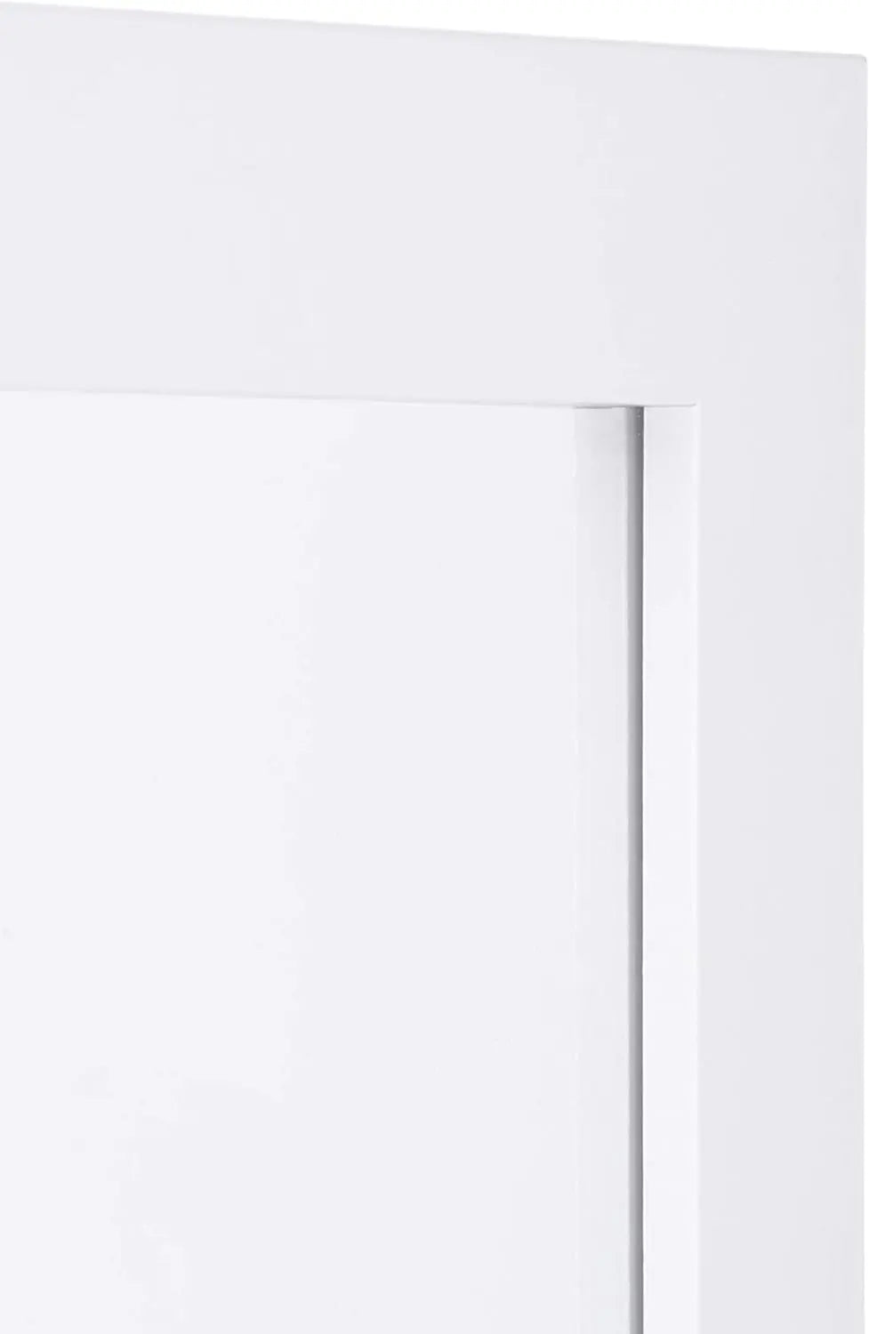 Home Selections Full Length Wooden Wall Mounted Mirror - White - 35x110cm - RT Online Outlet