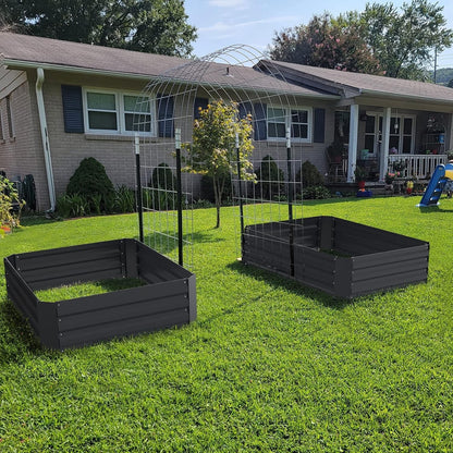 Taleco Gear 2-Pack(120×90cm) Metal Outdoor Raised Beds for Gardens