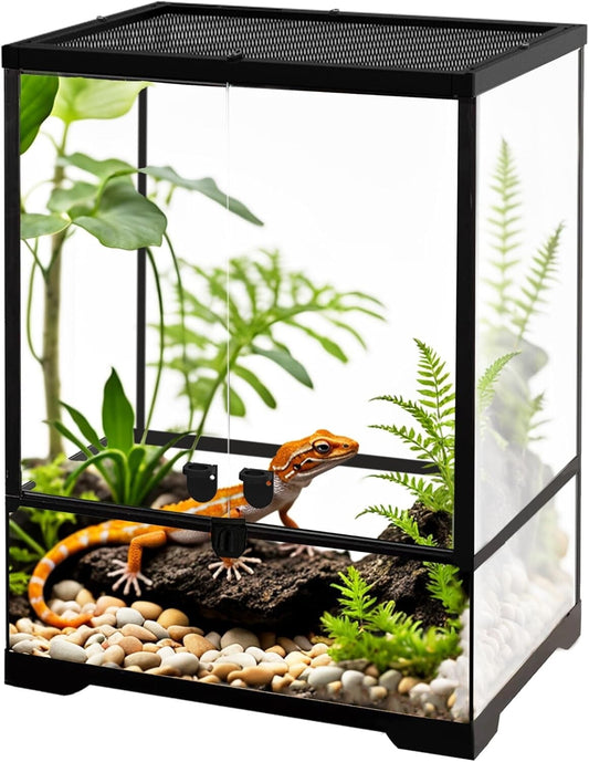 NEPTONION 32 Gallon Professional Glass Terrarium 18"x18"x24"