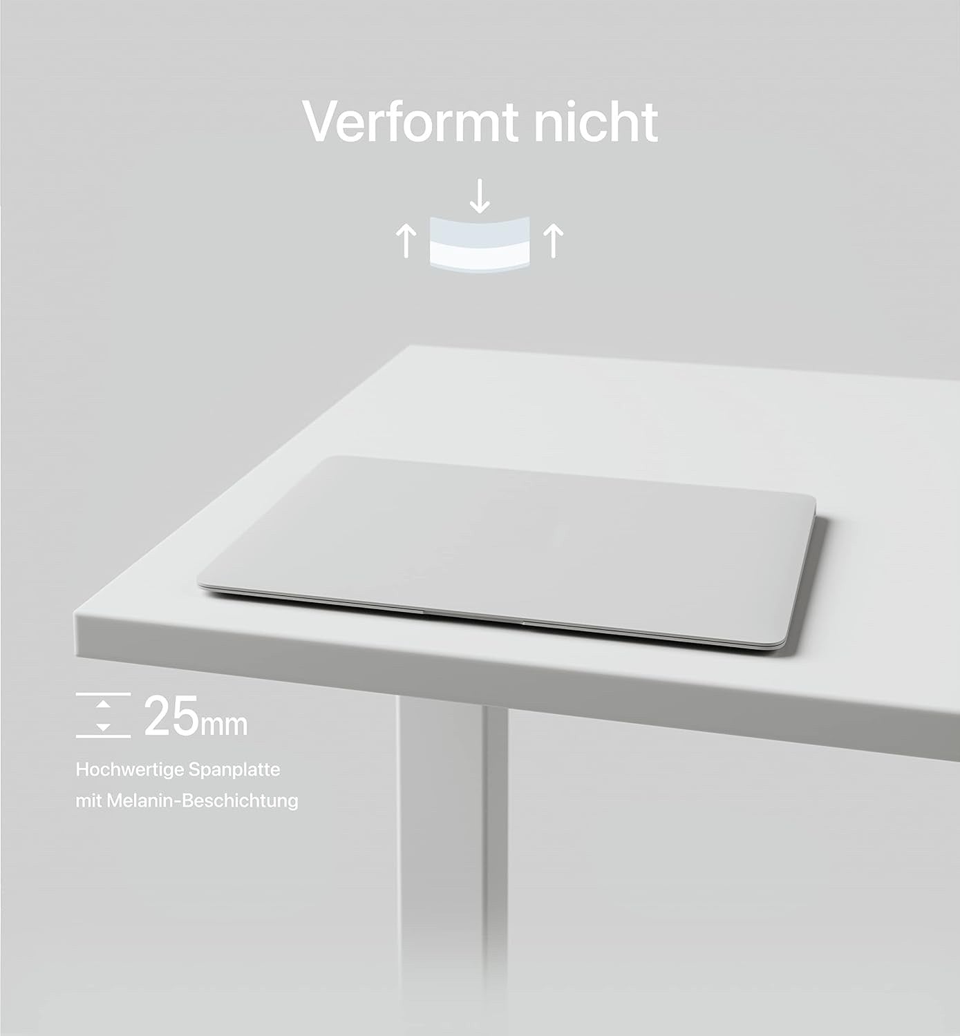 Desktronic Table Top 120 x 60 cm Desk Top Perfect for Height-Adjustable Desks