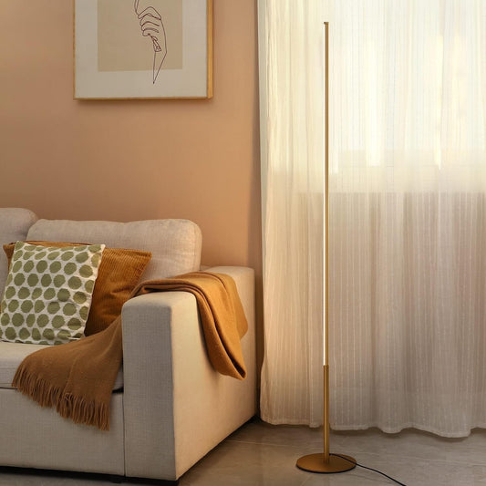 EDISHINE LED Floor Lamp, 57.5" Stepless Dimmable Minimalist Standing Lamp, Lamp
