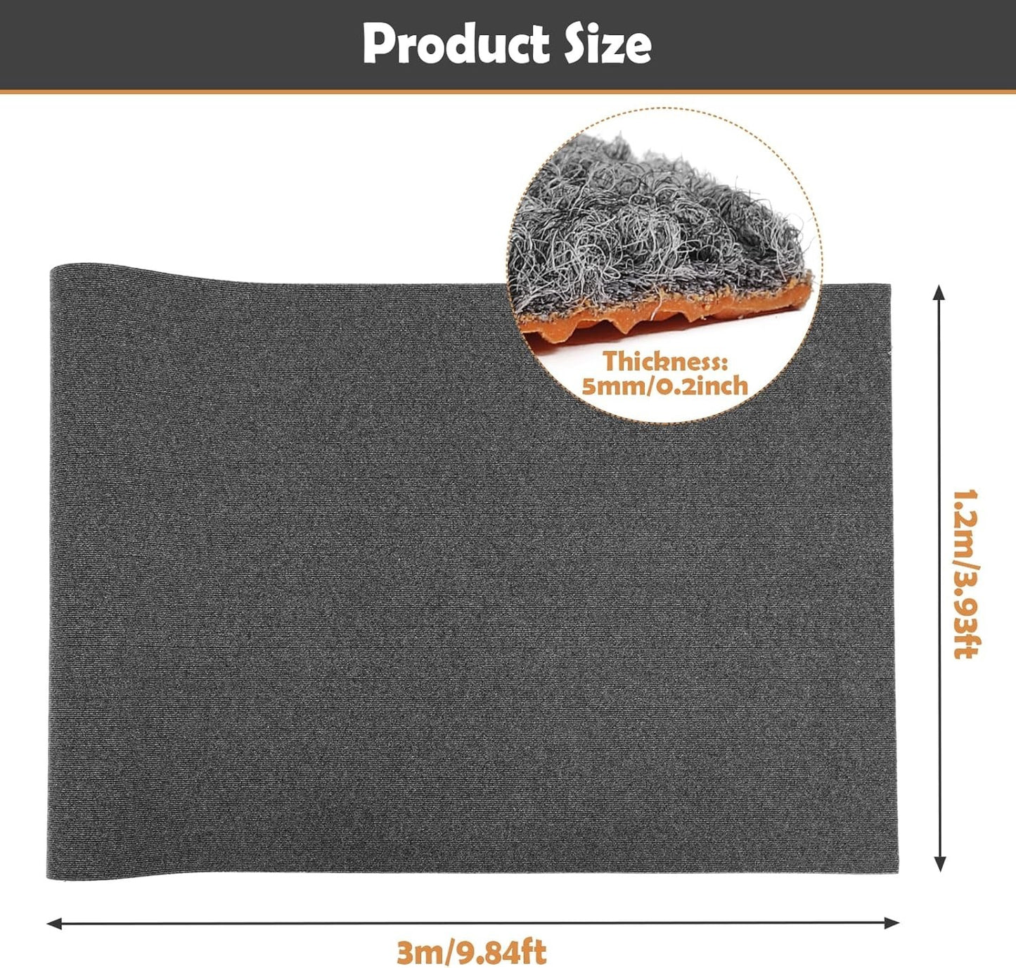 bimiti Runner Rugs for Hallway 120x300cm Extra Long Enterway Area Rug Non-Slip