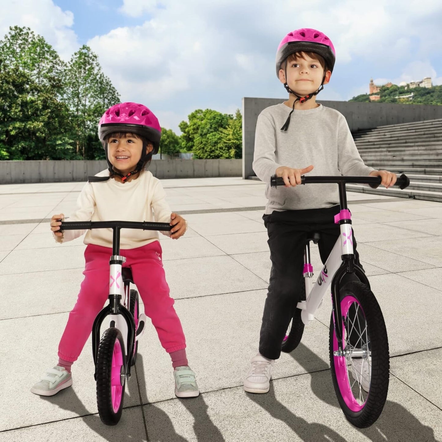 Bixe Aluminum Balance Bike for Kids & Toddlers No Pedal Sport Training Bicycle