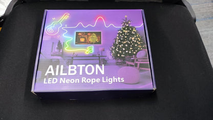 AILBTON LED Neon Rope Lights 10m Flexible Rope Lights Control with App/Remote