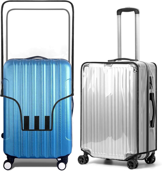 Aomiduo 2 PCS Suitcase Covers Protector Travel Transparent 30 Inch Luggage Cover