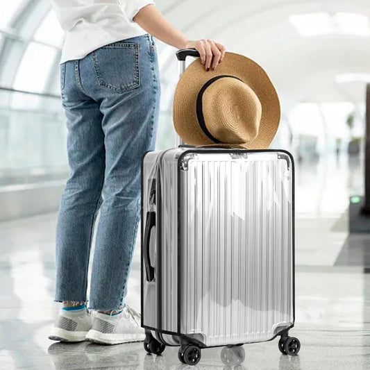 Aomiduo 2 PCS Suitcase Covers Protector Travel Transparent 30 Inch Luggage Cover