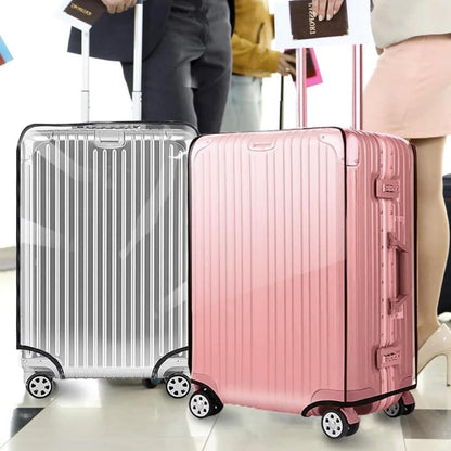 Aomiduo 2 PCS Suitcase Covers Protector Travel Transparent 30 Inch Luggage Cover