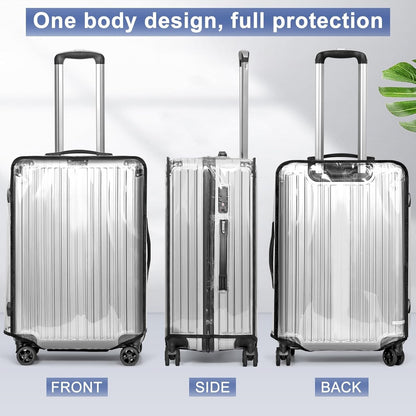 Aomiduo 2 PCS Suitcase Covers Protector Travel Transparent 30 Inch Luggage Cover