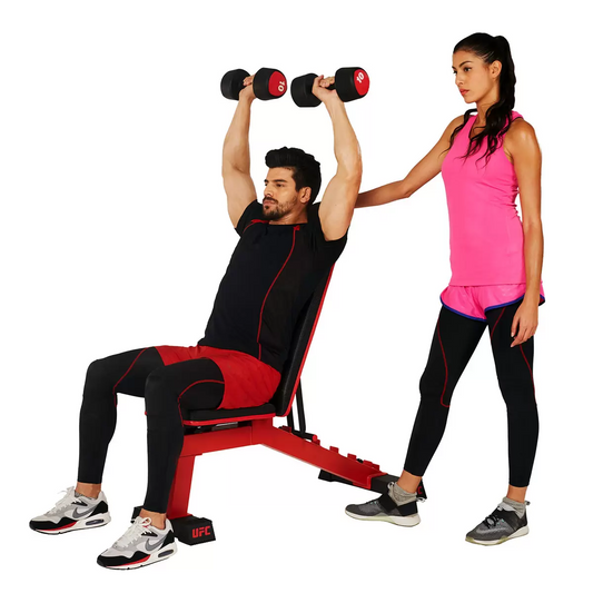 UFC Deluxe FID Weight Bench 454 KG Max Load Adjustable Full Body Workout