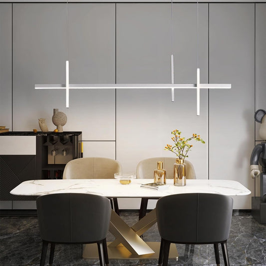 meibeileil 100cm Pendant Lights for Kitchen Island White Dimmable Kitchen Island