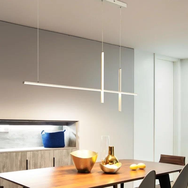 meibeileil 100cm Pendant Lights for Kitchen Island White Dimmable Kitchen Island