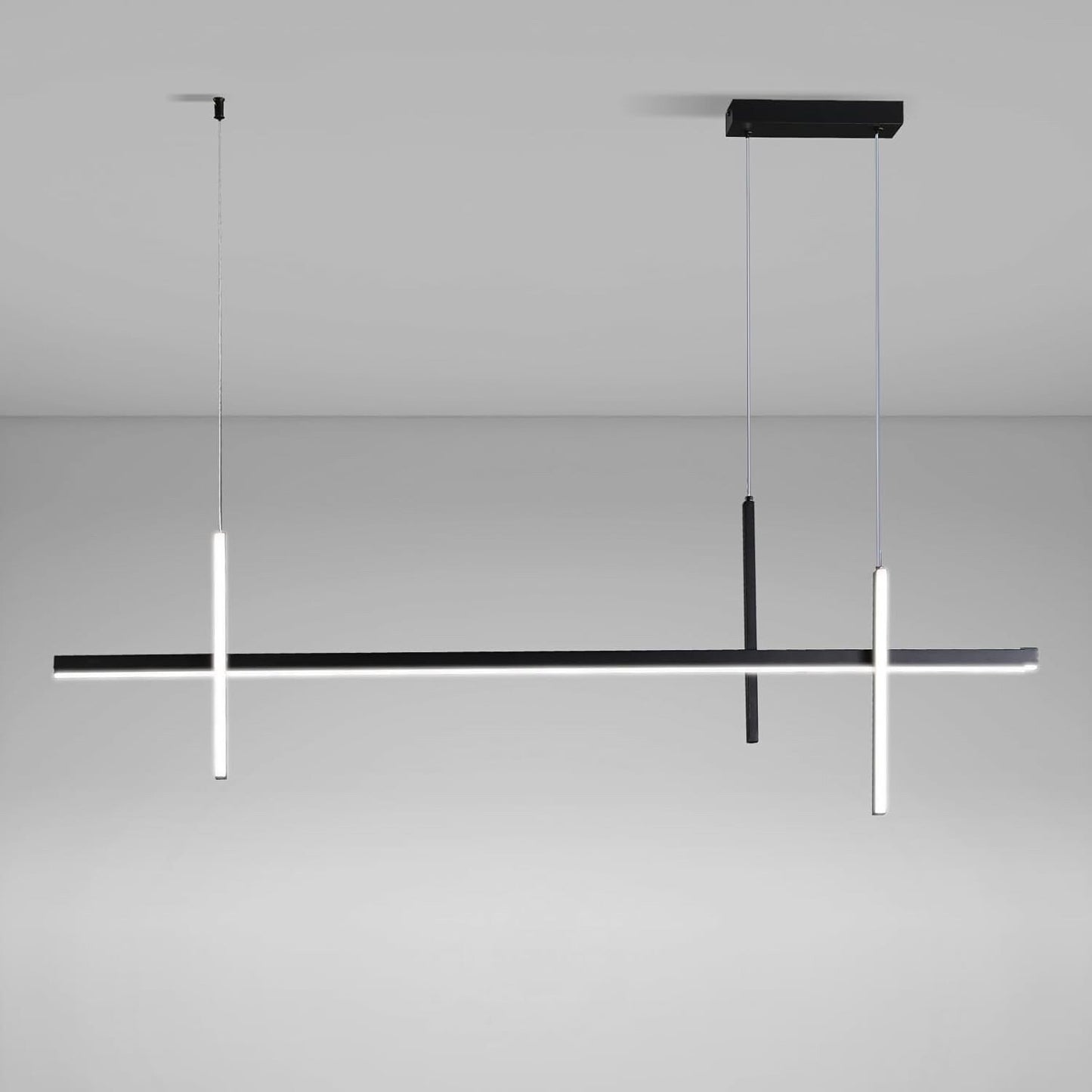 meibeileil 100cm Pendant Lights for Kitchen Island White Dimmable Kitchen Island