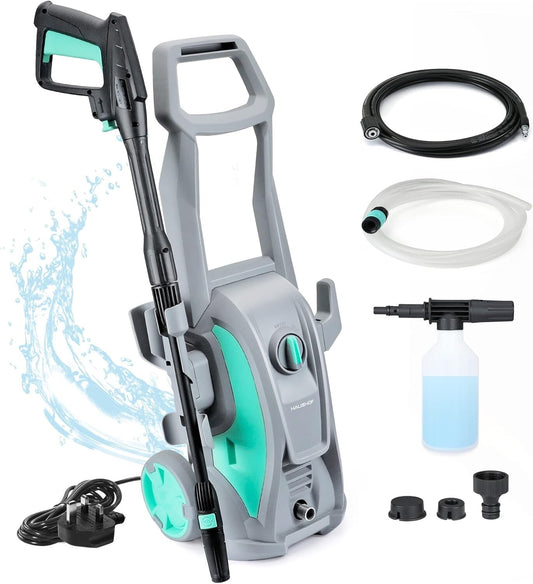 HAUSHOF High Pressure Washer 2 IN 1 Portable Electric Jet Washer 135 Bar 426L/H