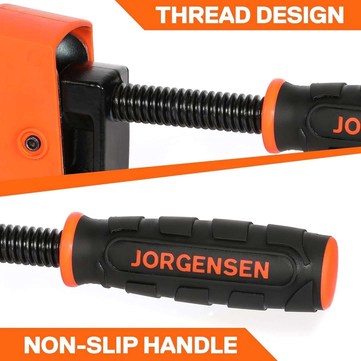 JORGENSEN Clamps for Woodwork 600 mm Heavy Duty Wood Clamps