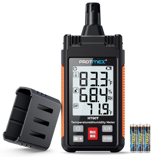 Protmex HT607 Temperature Humidity Meter High Precision Digital Hygrometer